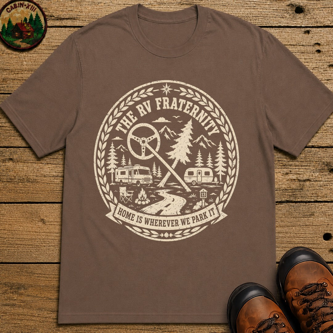 The Rv Fraternity T Shirt - Espresso