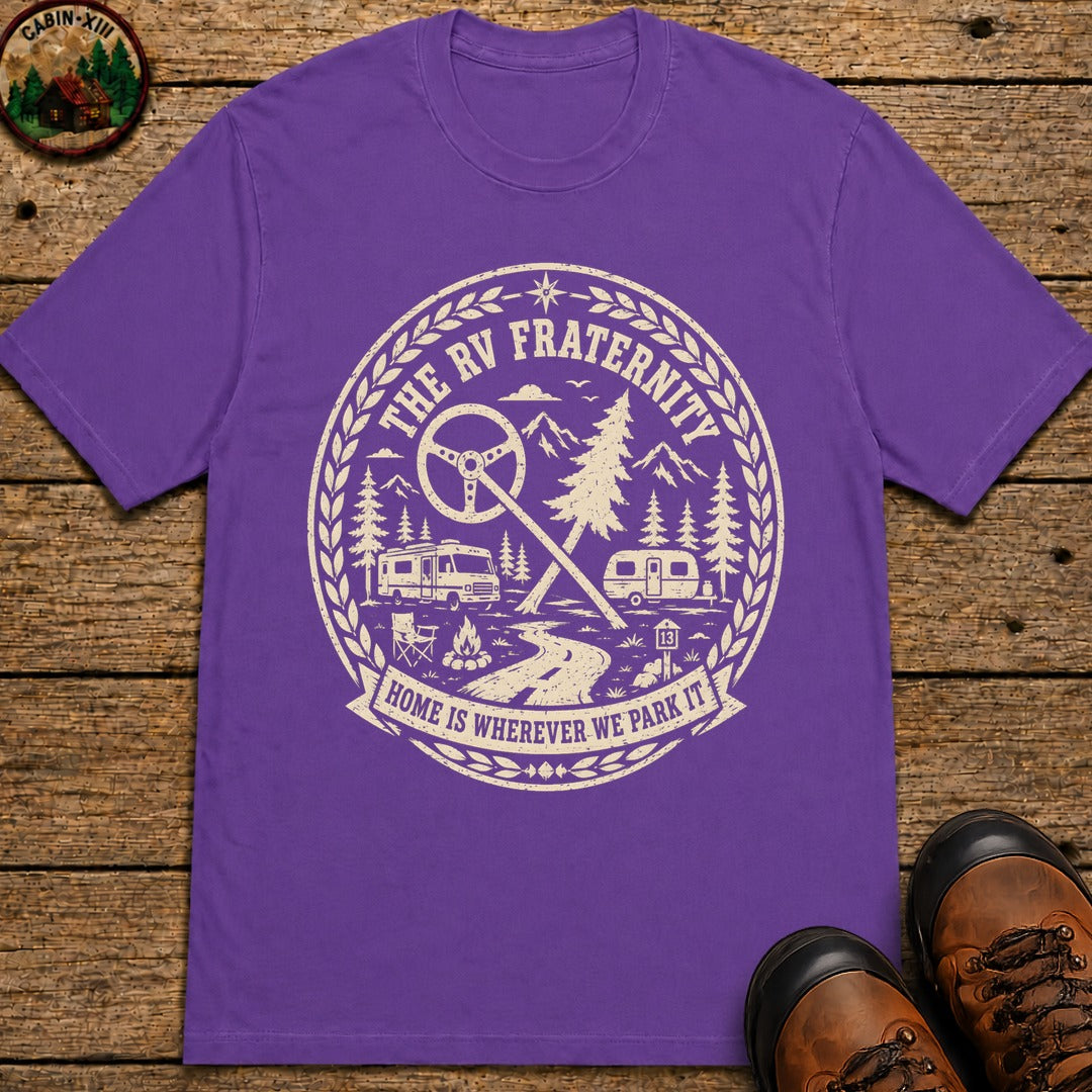 The Rv Fraternity T Shirt - Grape