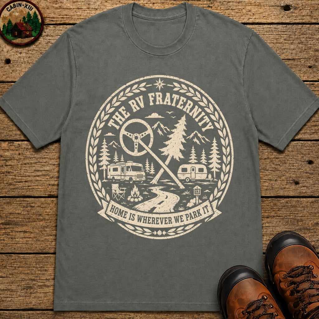 The Rv Fraternity T Shirt - Pepper