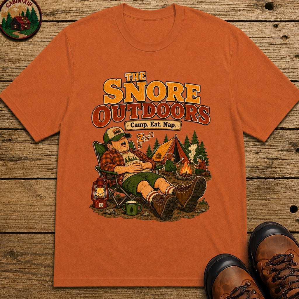 The Snore Outdoors T-Shirt - Yam
