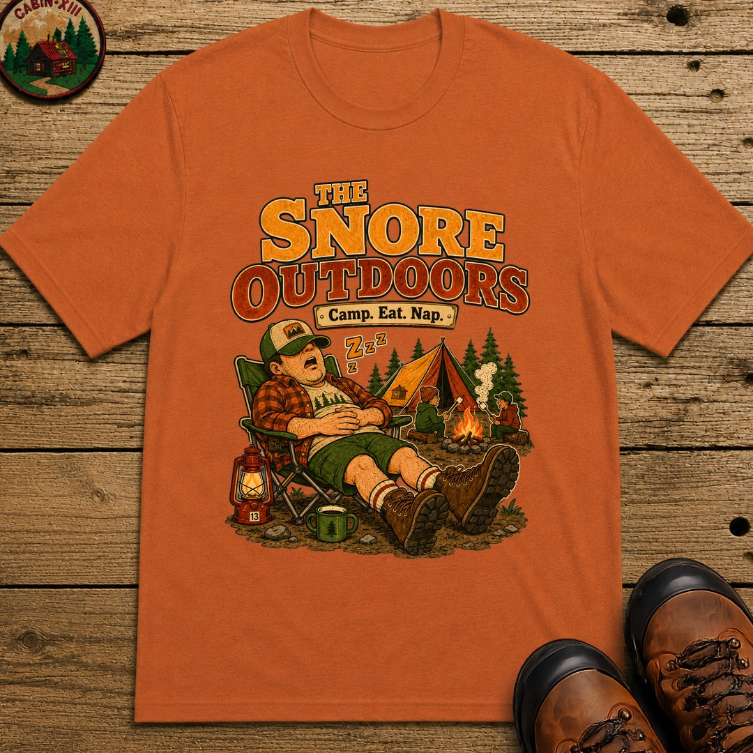 The Snore Outdoors T-Shirt - Yam