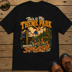 This Is My Theme Park Making a Splash — Lake Life Family Tee - Black