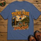 This Is My Theme Park Making a Splash — Lake Life Family Tee - Blue Jean