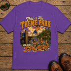 This Is My Theme Park Making a Splash — Lake Life Family Tee - Grape