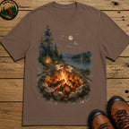 Toasting Marshmallows T-Shirt - Espresso