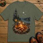 Toasting Marshmallows T-Shirt - Moss