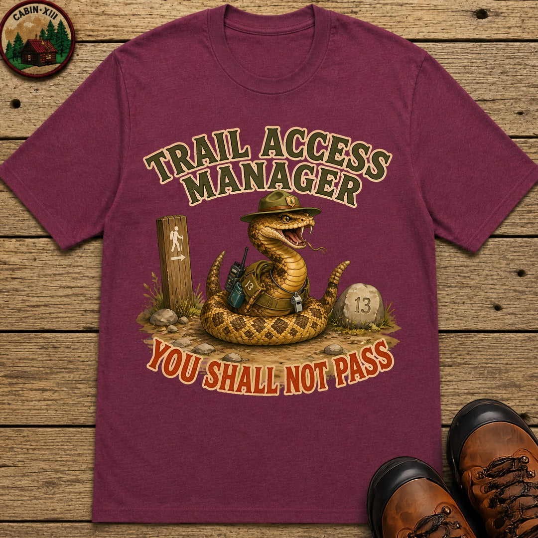 Trail Access Manager T-Shirt - Berry