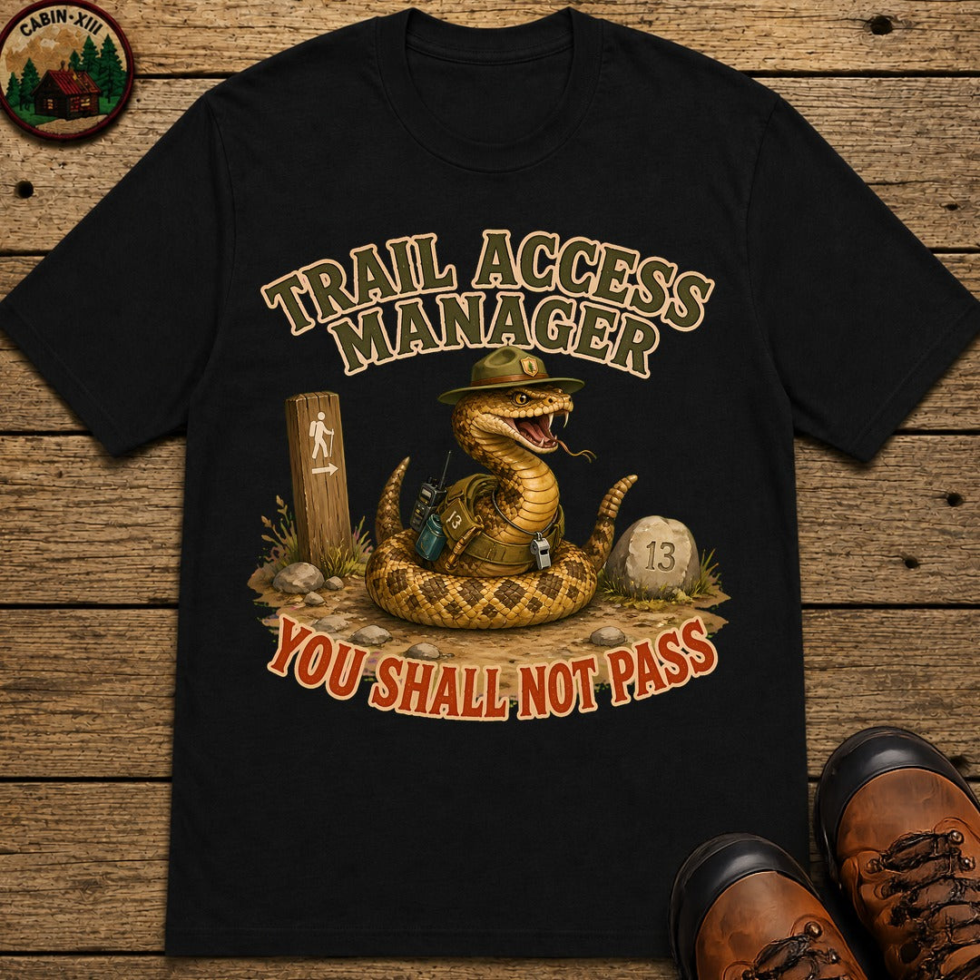 Trail Access Manager T-Shirt - Black