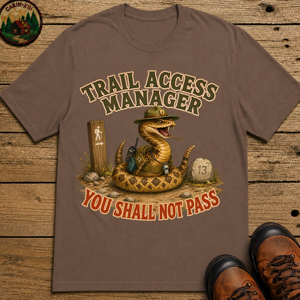 Trail Access Manager T-Shirt - Espresso
