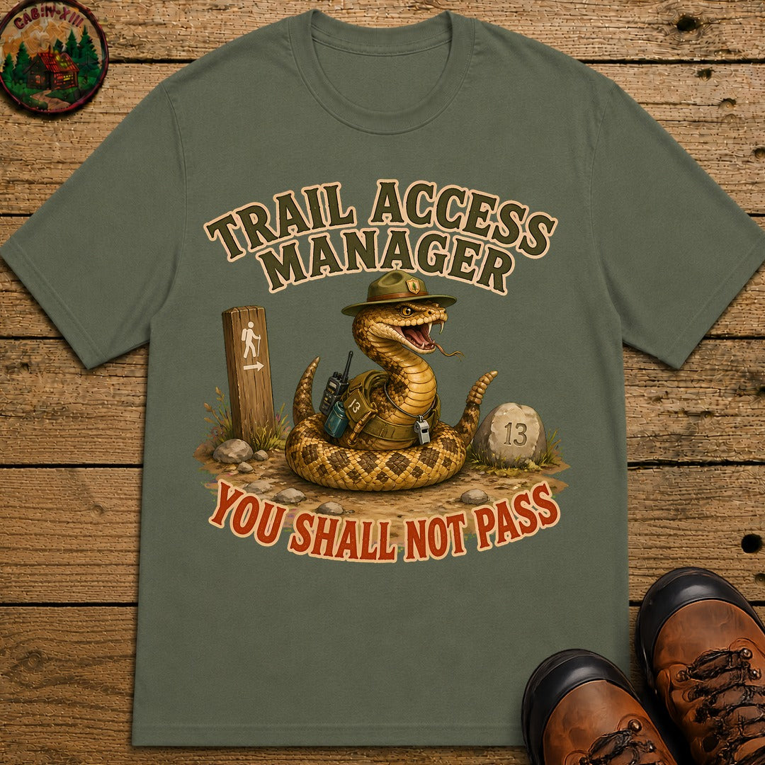Trail Access Manager T-Shirt - Moss