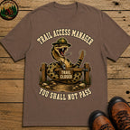 Trail Access Manager You Shall Not Pass — Rattlesnake Hiking Tee - Espresso