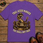 Trail Access Manager You Shall Not Pass — Rattlesnake Hiking Tee - Grape