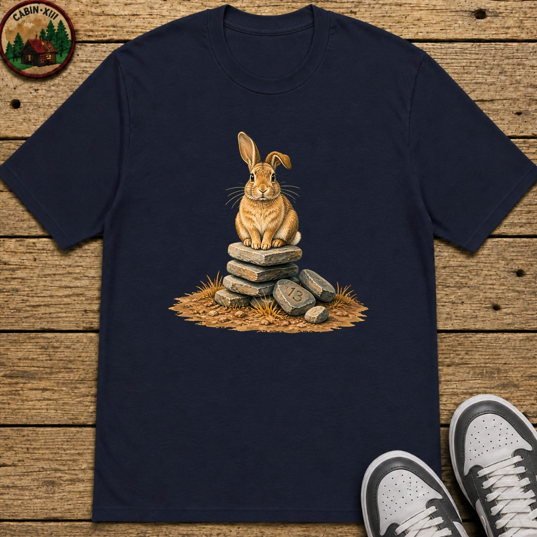 Trail Bunny Kids T-Shirt - Navy