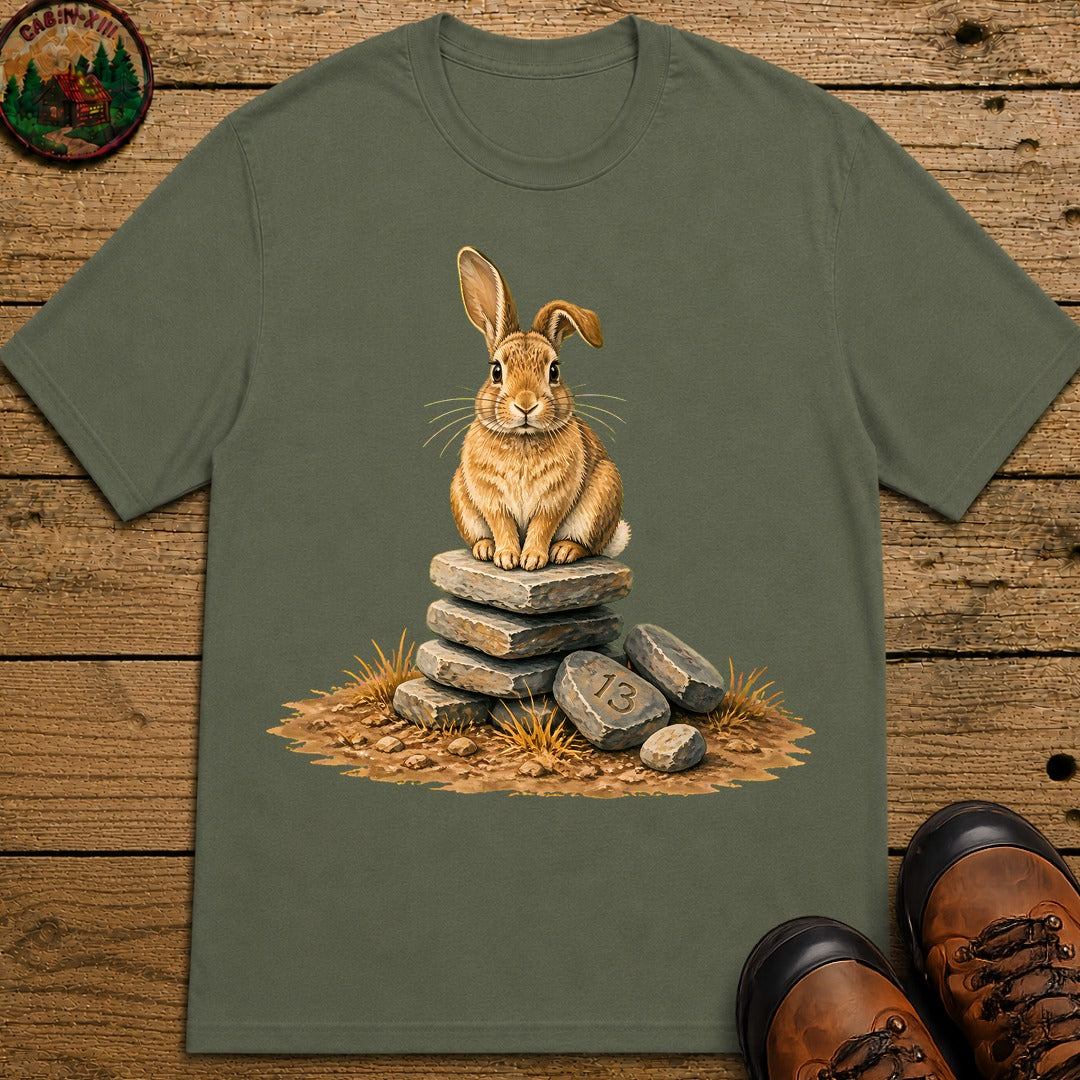 Trail Bunny T-Shirt - Moss