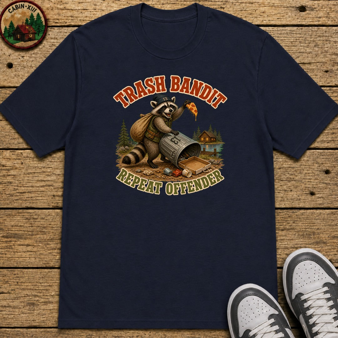 Trash Bandit Kids T-Shirt - Navy