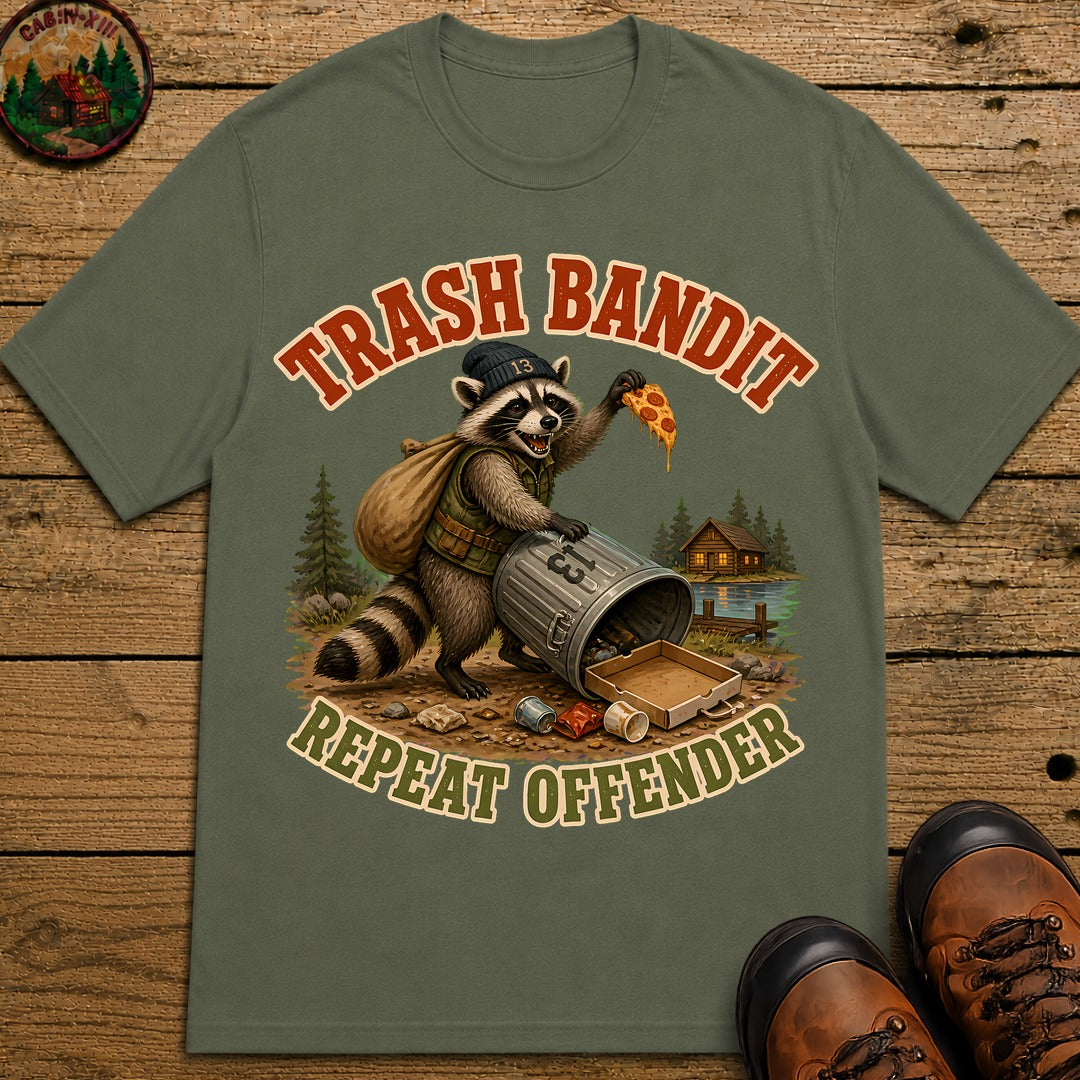 Trash Bandit T-Shirt - Moss
