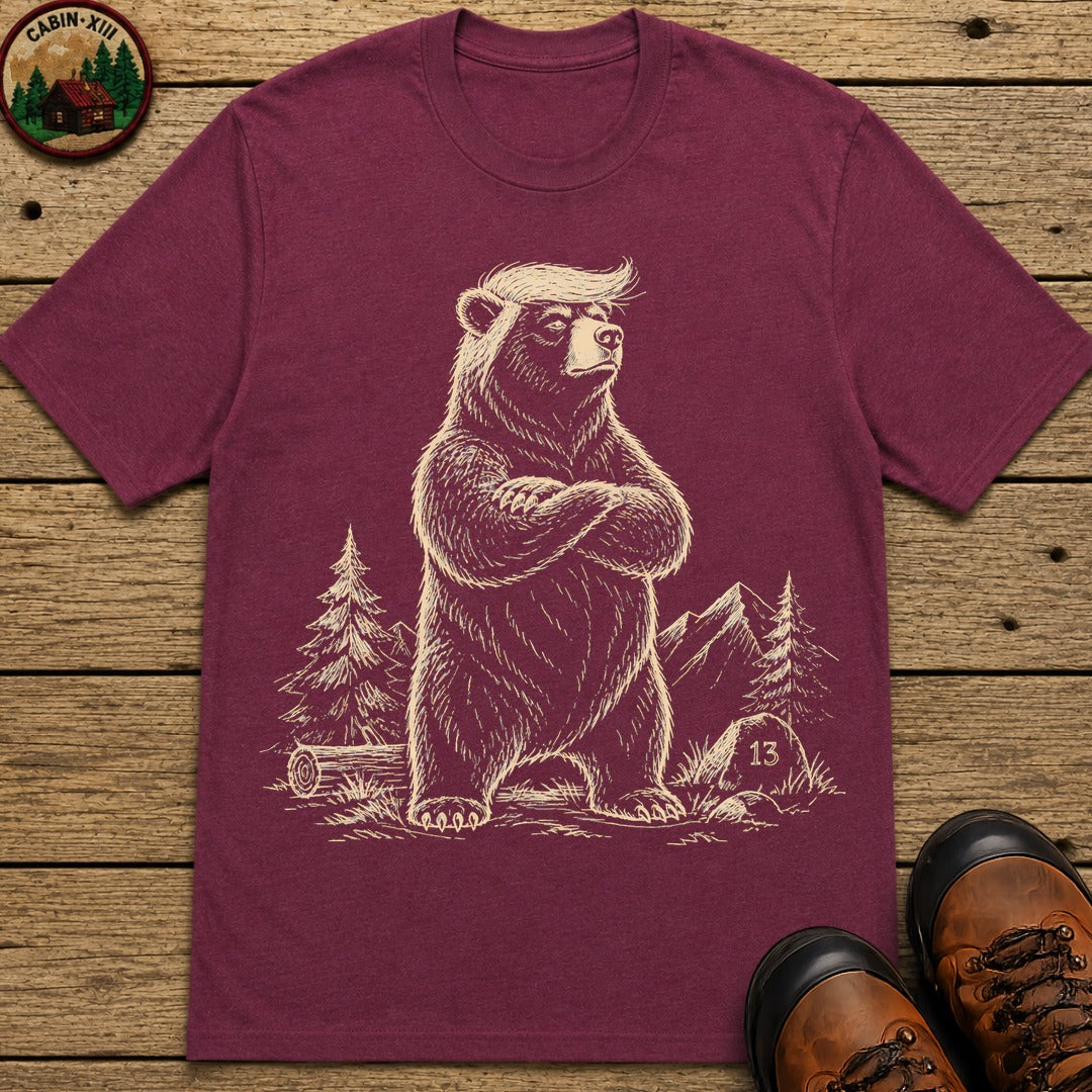 Trump Bear T-Shirt - Berry