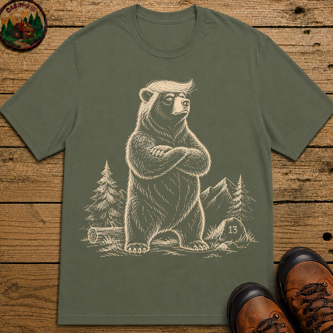 Trump Bear T-Shirt - Moss