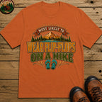 Wear Flip Flops On A Hike (Modern) T Shirt - Yam