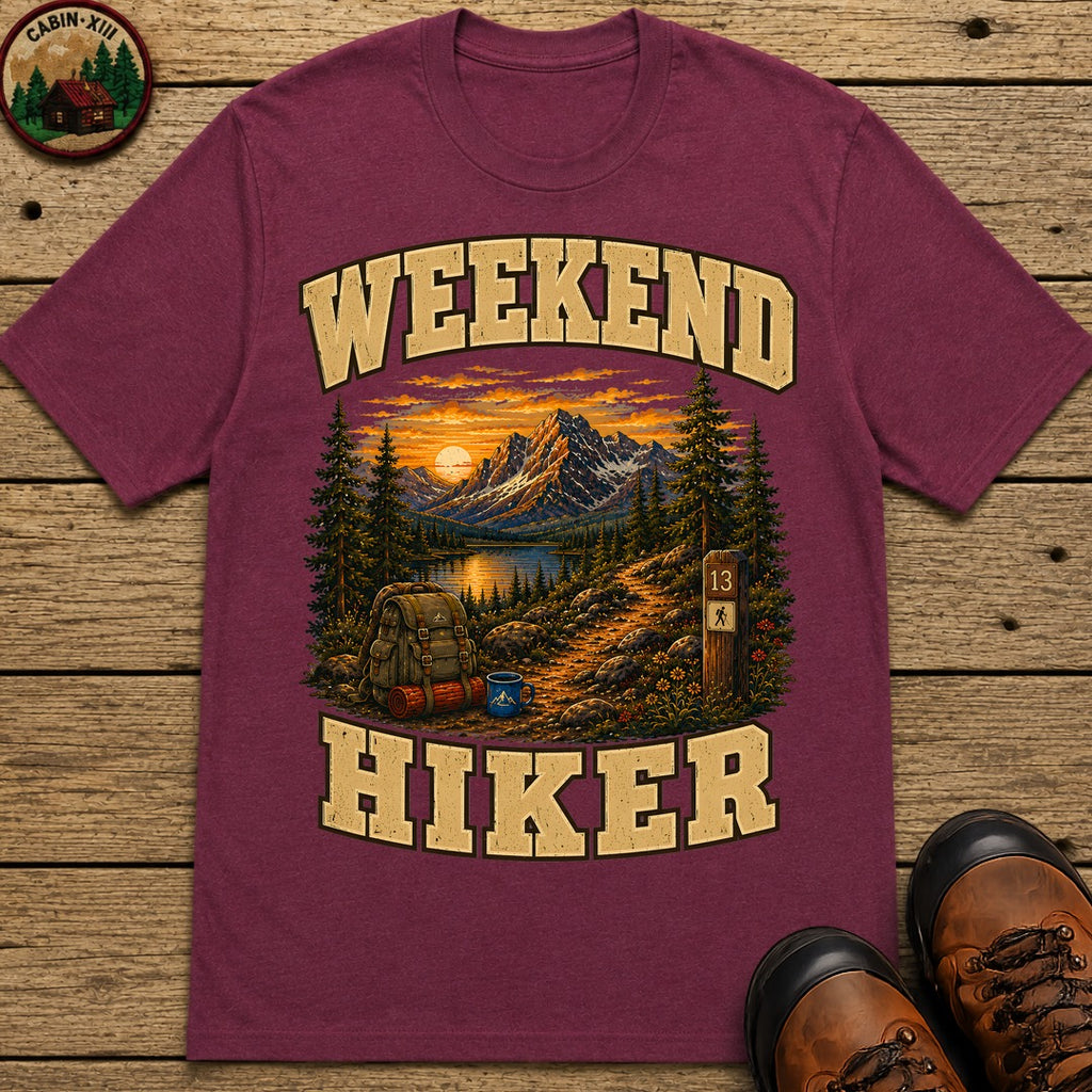 Weekend Hiker T-Shirt - Berry
