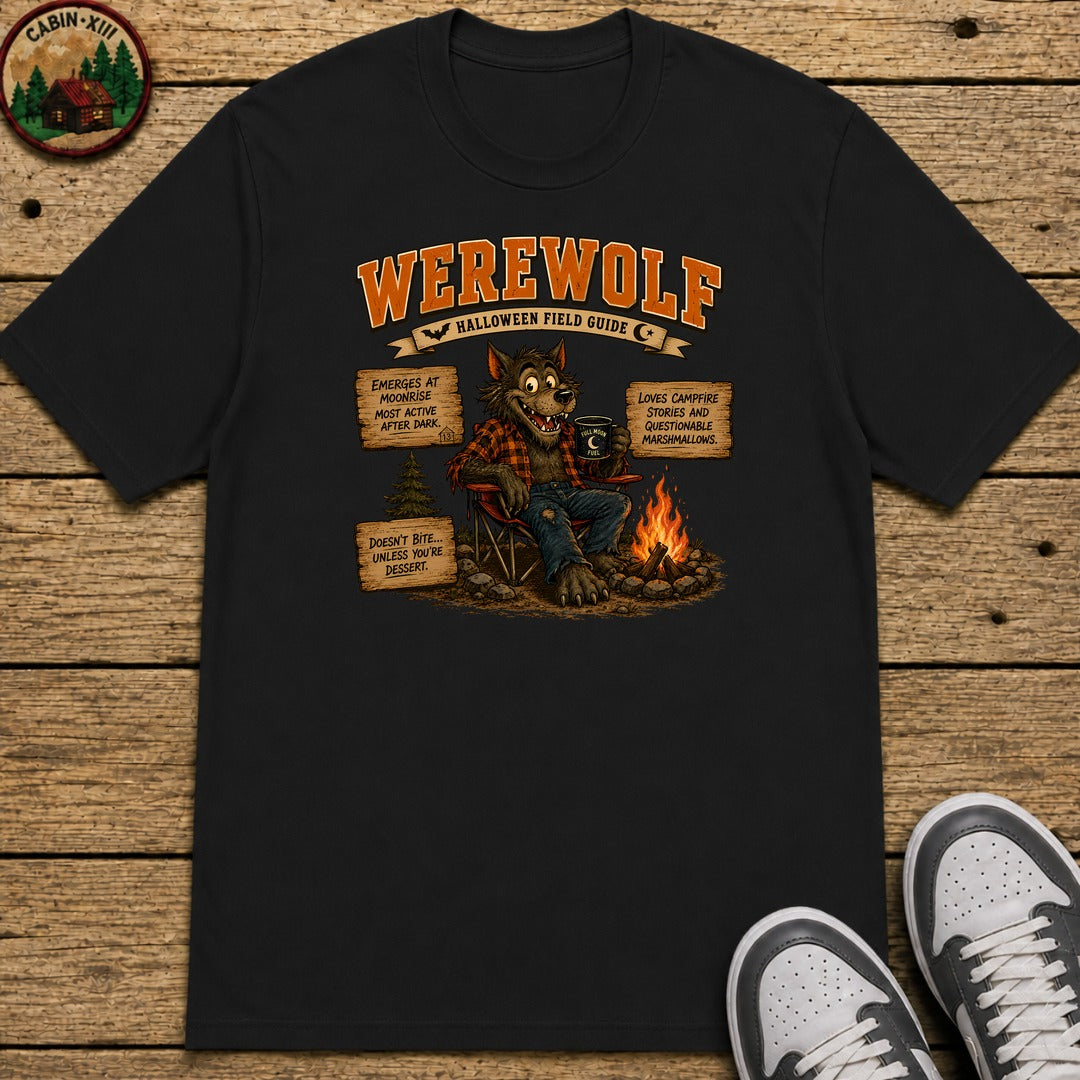 Werewolf Field Guide Kids T-Shirt - Black