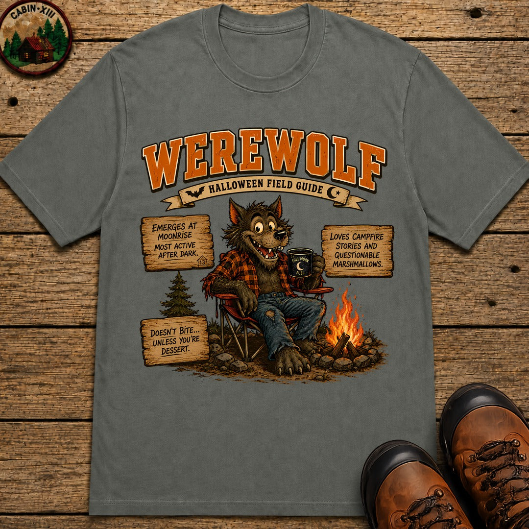 Werewolf Field Guide T-Shirt - Pepper