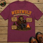 Werewolf Field Guide T Shirt - Berry