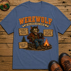 Werewolf Field Guide T Shirt - Blue Jean