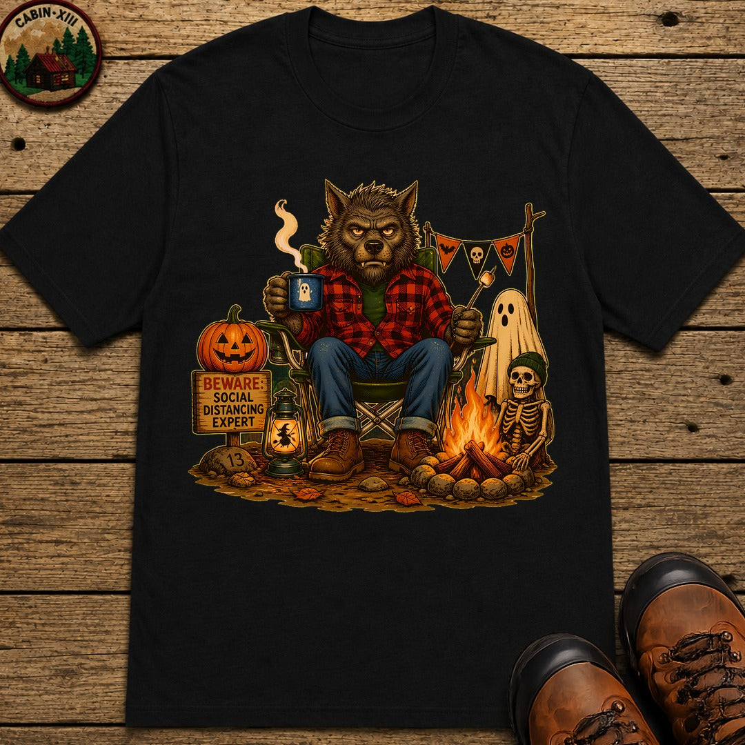 Werewolf Halloween T-Shirt - Black