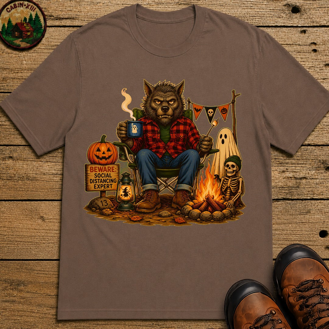 Werewolf Halloween T-Shirt - Espresso