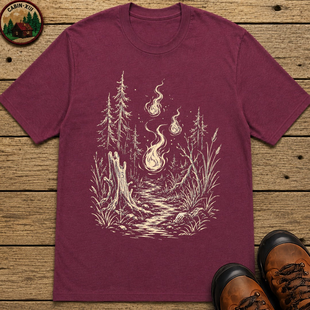 Will-O'-The-Wisp T-Shirt - Berry