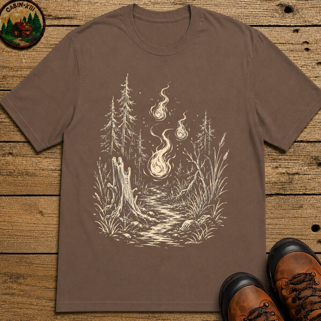 Will-O'-The-Wisp T-Shirt - Espresso