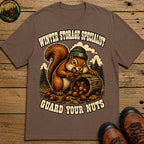 Winter Storage Specialist Guard Your Nuts — Funny Outdoor Tee - Espresso
