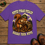 Winter Storage Specialist Guard Your Nuts — Funny Outdoor Tee - Grape