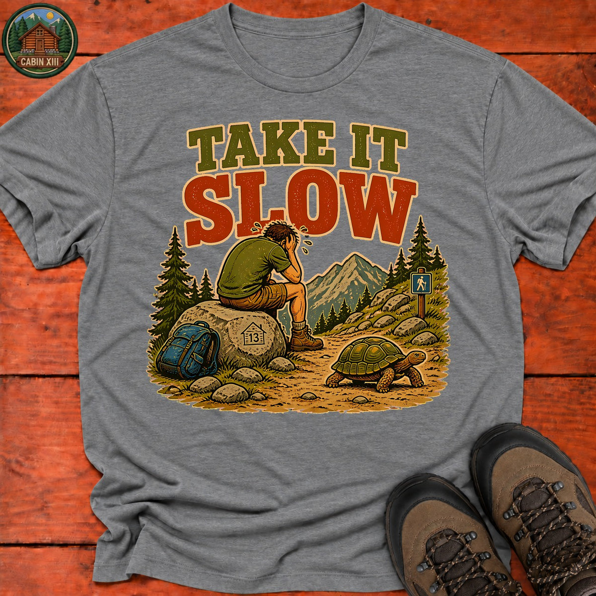 Take It Slow T-Shirt — Graphite Heather