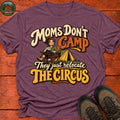 Camp Mom Pin Up T-Shirt — Heather Maroon