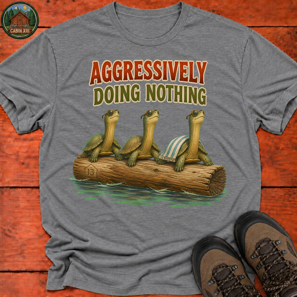 Doing Nothing T-Shirt — Graphite Heather