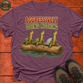 Doing Nothing T-Shirt — Heather Maroon
