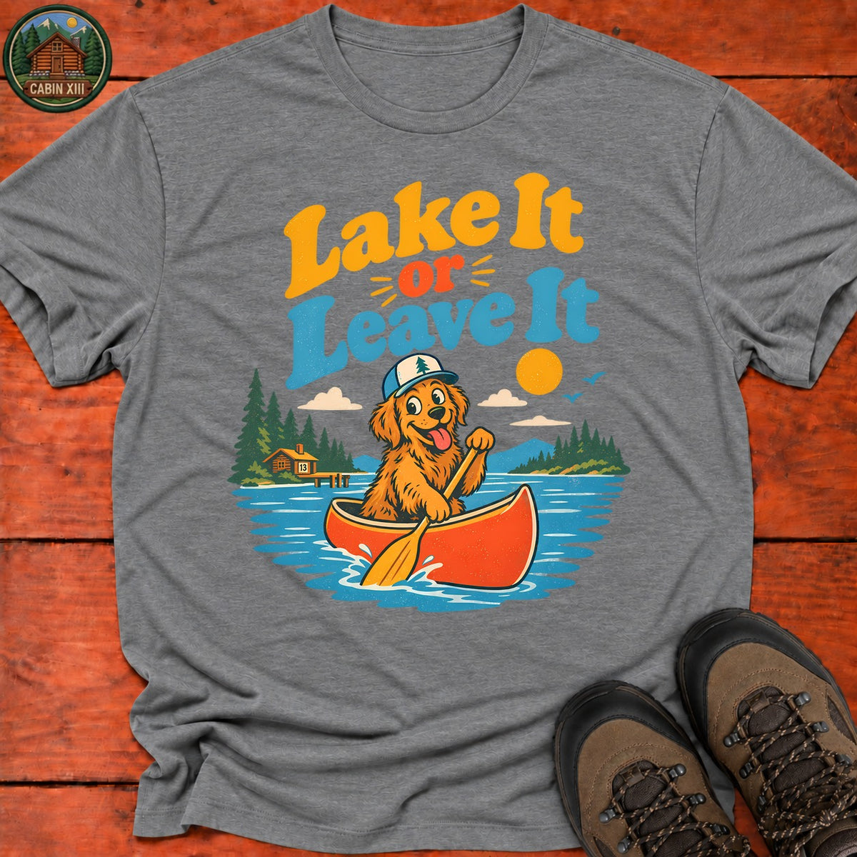 Lake It Or Leave It T-Shirt — Graphite Heather