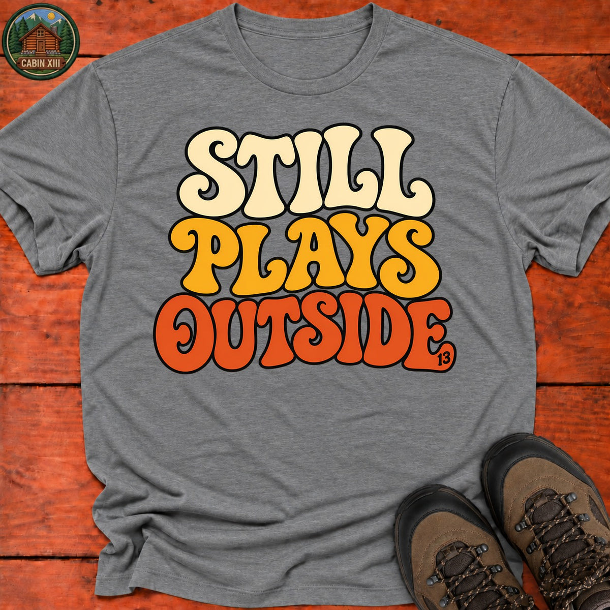 Still Plays Outside T-Shirt — Graphite Heather